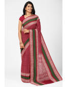 80S X 80S PMK COT.SAREES WITH BLOUSE