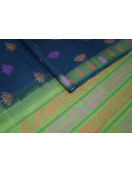 Salem Block Print Cotton Sarees