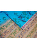 Salem Block Print Cotton Sarees