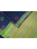 Salem Block Print Cotton Sarees