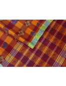 Salem Block Print Cotton Sarees