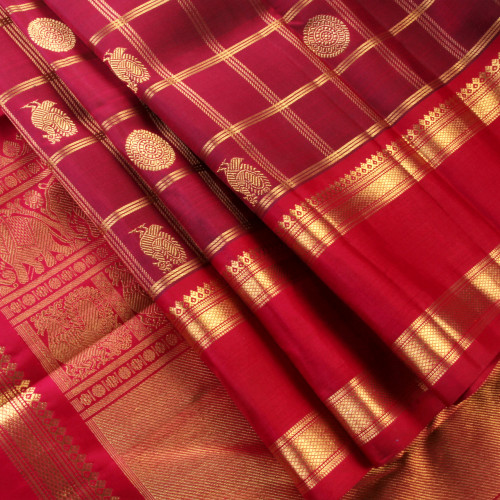 Kancheepuram Pure Zari Silk Sarees - GI 