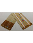 SAREES TIRUNELVELI RAYONxCOTTON Mix CHEDI BUTTA 550 cms SLNC