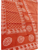 PL COTTON SAREES WITH WAX DOT PRINT DESIGNS