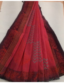 MANAMEDU BLOCK PRINTED SAREES WITH BLOUSE