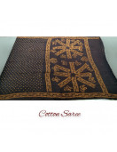 PL COTTON SAREES WITH WAX DOT PRINT DESIGNS