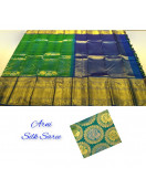 ARNI SILK HALF FINE ZARI SAREE WITH BLOUSE
