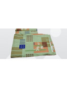 BEDSHEET ERODE AHEMADHABAD PRINT 90 X108 2 PILLOW COVER