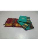 SOFT SILK SAREE WITH BLOUSE
