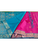 SOFT SILK SAREE WITH BLOUSE