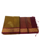 SOFT SILK SAREE WITH BLOUSE