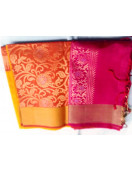 SOFT SILK SAREE WITH BLOUSE