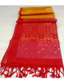 SOFT SILK SAREE WITH BLOUSE