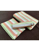 BEDSHEET STRIPE 72X100 2 PILLOW COVER
