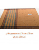 ARUPPUKOTTAI 60S COTTON SAREES WITH BLOUSE