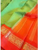 THIRUBHUVANAM PURE ZARI SILK SAREE 550MTS