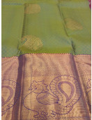 ARNI SILK HALF FINE ZARI SAREE WITH BLOUSE