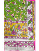 KALAMKARI PRINTED COTTON SAREE
