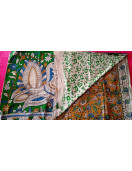 KALAMKARI PRINTED COTTON SAREE