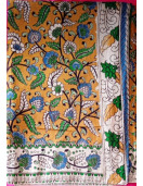 KALAMKARI PRINTED COTTON SAREE