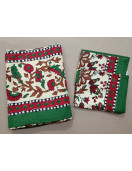 BEDSHEET JAIPUR PRINTED 90X108 2 PILLOW COVER