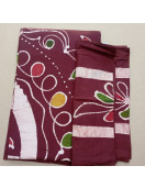 BEDSHEET BATIK PRINTED 90X108 2 PILLOW COVER