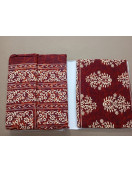 BEDSHEET BARMER PRINTED 90X108 2 PILLOW COVER