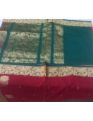 PMK BUMBERG COT SAREES WITH BLOUSE