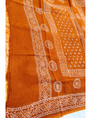 PL COTTON SAREES WITH SOLID WAX CRACK DESIGNS