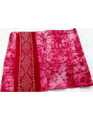 PL COTTON SAREES WITH SOLID WAX CRACK DESIGNS