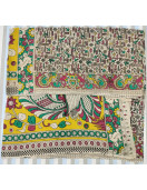KALAMKARI PRINTED COTTON SAREE