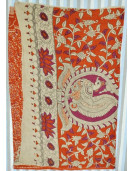 KALAMKARI PRINTED COTTON SAREE