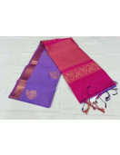 PL Polyester Big Butta Softee saree Jacquard