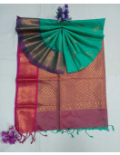 Powerloom Polyester Big Butta Softee saree Jacquard