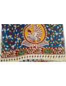 KALAMKARI PRINTED COTTON SAREE