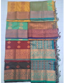 PL Polyester Big Butta Softee saree Jacquard