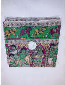 KALAMKARI PRINTED COTTON SAREE