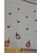 PL KERALA EMBROIDERY SAREE