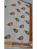 PL KERALA EMBROIDERY SAREE