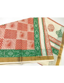 PL Saree Kerala Hand Block Printing