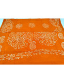PL COTTON SAREES WITH WAX DOT PRINT DESIGNS