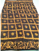 PL COTTON SAREES WITH SOLID WAX CRACK DESIGNS