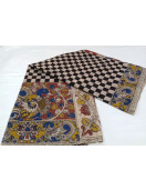 KALAMKARI PRINTED COTTON SAREE