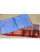 PL Polyester Big Butta Softee saree Jacquard