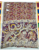 KALAMKARI PRINTED COTTON SAREE