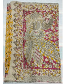KALAMKARI PRINTED COTTON SAREE