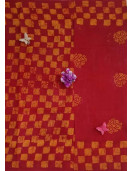 PL COTTON SAREES WITH WAX DOT PRINT DESIGNS