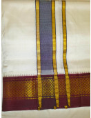 PURE SILK AND HF ZARI DHOTHY