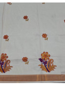 PL KERALA EMBROIDERY SAREE