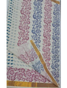 PL Saree Kerala Hand Block Printing